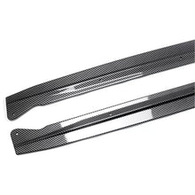 Load image into Gallery viewer, Side Skirts Compatibility with 2015-2019 5 Series F15 X5 F85 X5M F16 X6 F86 X6M Rocker Panel Line Door Extension Lips Pair Diffuser Bumper Lip Splitter (Carbon Fiber Style)
