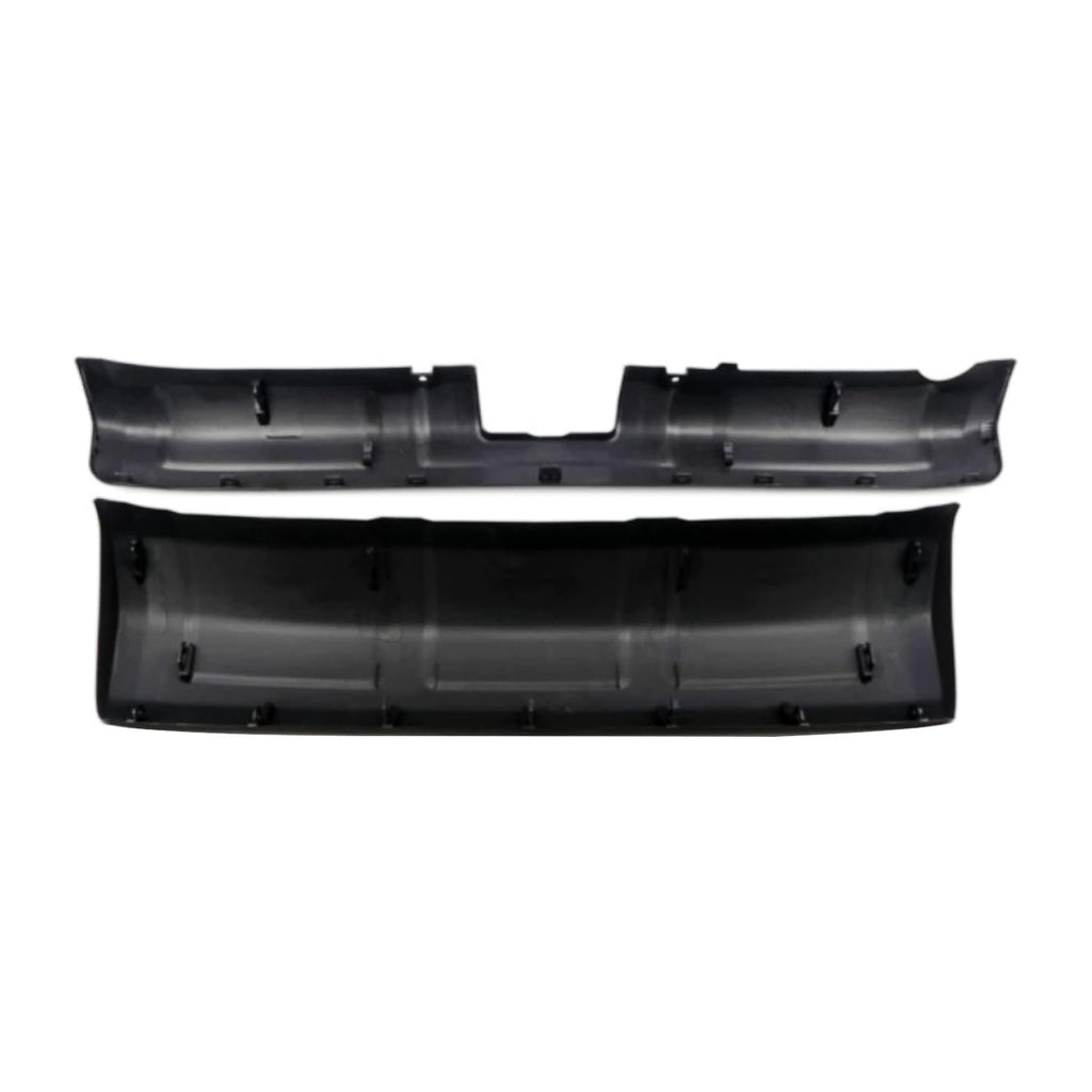 Compatible with 2014-2024 4Runner Front Bumper Lower Valance Panel Bumper Molding ABS Replacement (Gloss Black, Front + Rear)