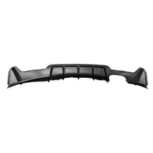 Load image into Gallery viewer, Rear Diffuser Compatibility with 2014-2020 4 Series F32 F33 F36 420i 420d 428i 430i M Sport Rear Bumper Diffuser Lip Single Exhaust Two Outlet Spoiler Splitter (Carbon Fiber Style)