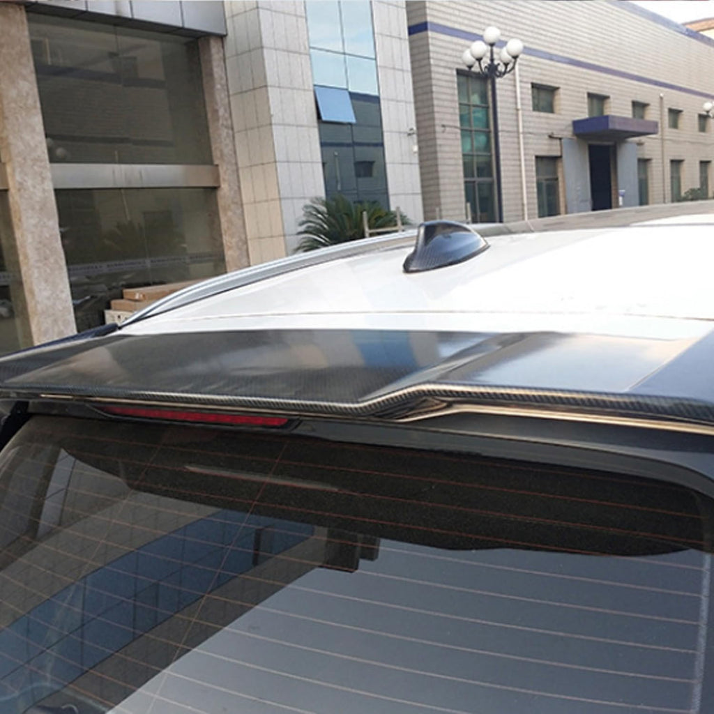 Rear Roof Spoiler Compatibility with 2018-2023 X3 G01 Rear Trunk Spliter Wing Lip (Carbon Fiber Style)