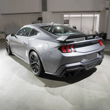 Load image into Gallery viewer, Spoiler for 2024 2025 Mustang DH Performance Style Rear Trunk Wing Lid Spliter W/Smoke Gurney Flap Gloss Black