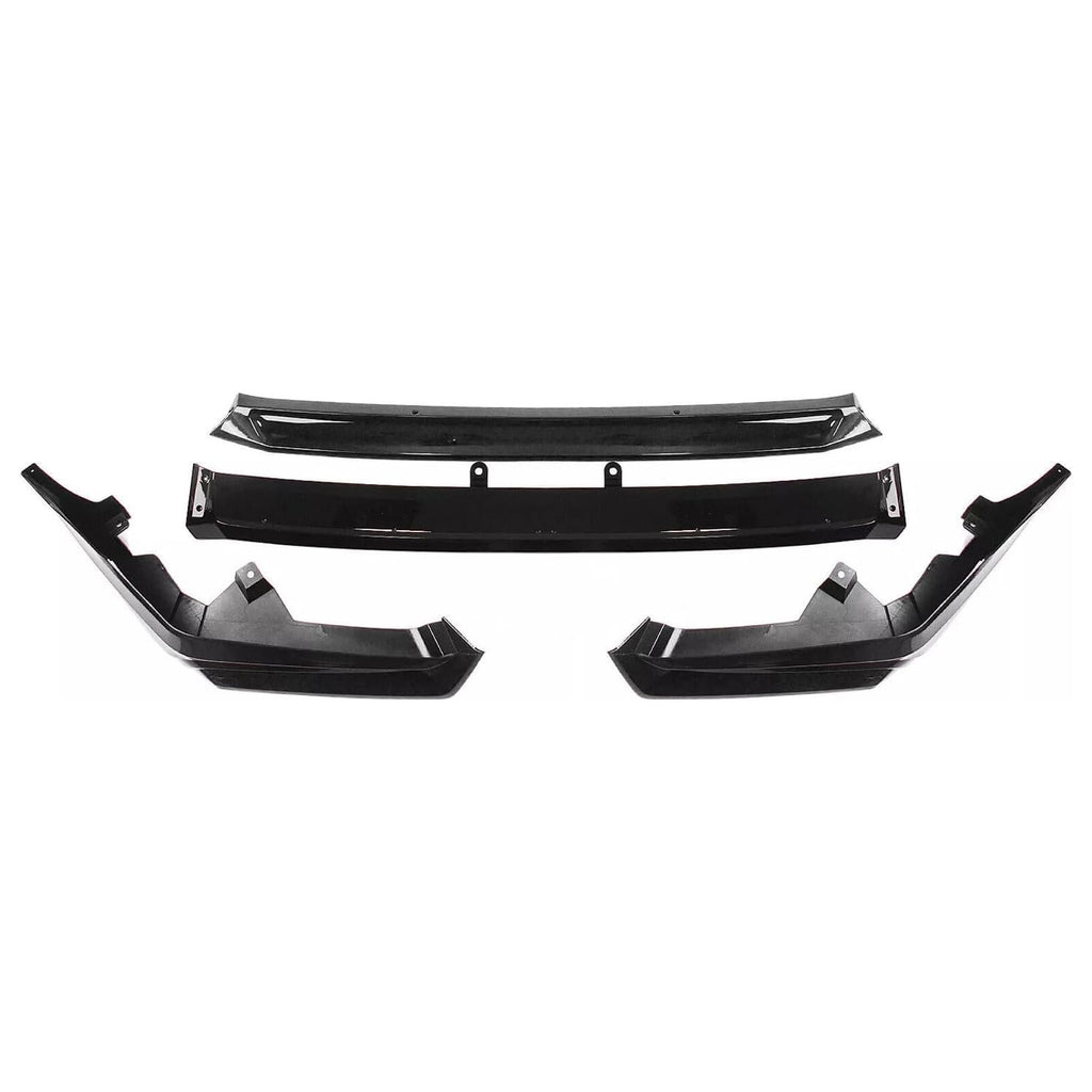 Front Lip Compatibility with 2022-2024 Civic Yofer Style Front Bumper Chin Lip Splitter Spoiler Kit Black