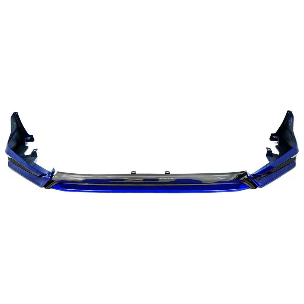 Front Lip Compatibility with 2022-2024 Civic Yofer Style Front Bumper Chin Lip Splitter Spoiler Kit Black Aegean Blue