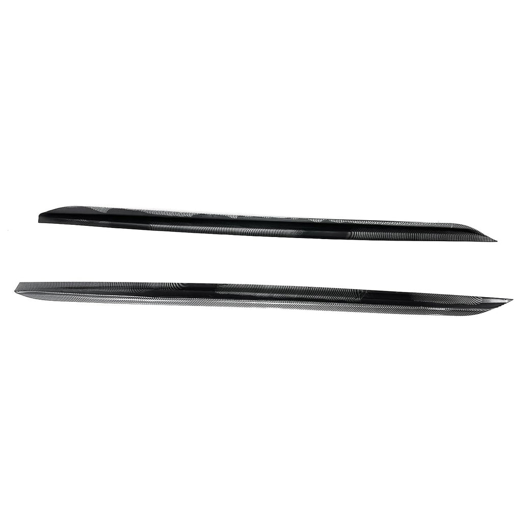Side Skirts Compatibility with 2019-2022 3 Series G20 G28 M Sport Rocker Panel Line Door Extension Lips Pair Diffuser Bumper Lip Splitter (Carbon Fiber Style)