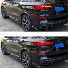 Load image into Gallery viewer, Side Skirts Compatibility with 2018-2023 X3 X3M G01 X4 X4M G02 Rocker Panel Door Extension Lips Pair Diffuser Bumper Lip Splitter (Carbon Fiber Style)