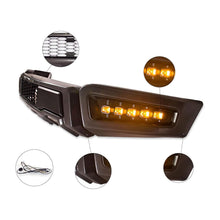 Load image into Gallery viewer, Front Bumper Compatibility with 2015-2017 F-150 Front Bumper Lip Spoiler Splitter Replace With Fog Lights Steel Black