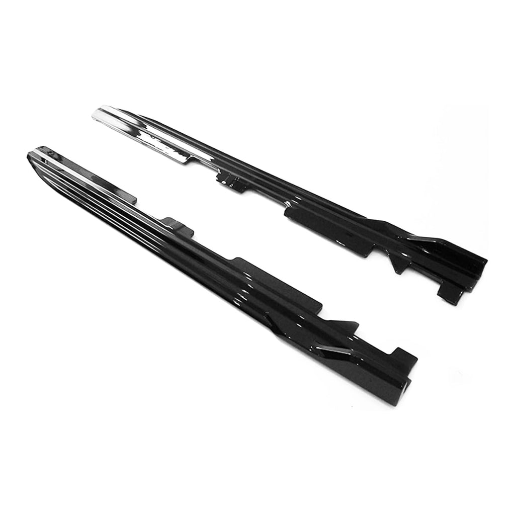 Side Skirts Compatibility with 2018-2023 X3 X3M G01 X4 X4M G02 Rocker Panel Door Extension Lips Pair Diffuser Bumper Lip Splitter (Gloss Black)