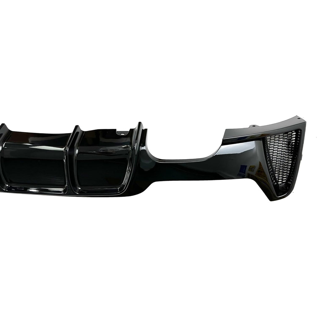 Rear Diffuser Compatibility with 2014-2020 4 Series F32 F33 F36 420i 420d 428i 430i M Sport Rear Bumper Diffuser Lip Single Exhaust Two Outlet Spoiler Splitter (Gloss