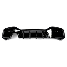 Load image into Gallery viewer, Rear Diffuser Compatibility with 2015-2019 1 Series F20 F21 M Sport Rear Bumper Chin Diffuser Lip Kit Spoiler Splitter (2015-2019, Gloss Black (00-))
