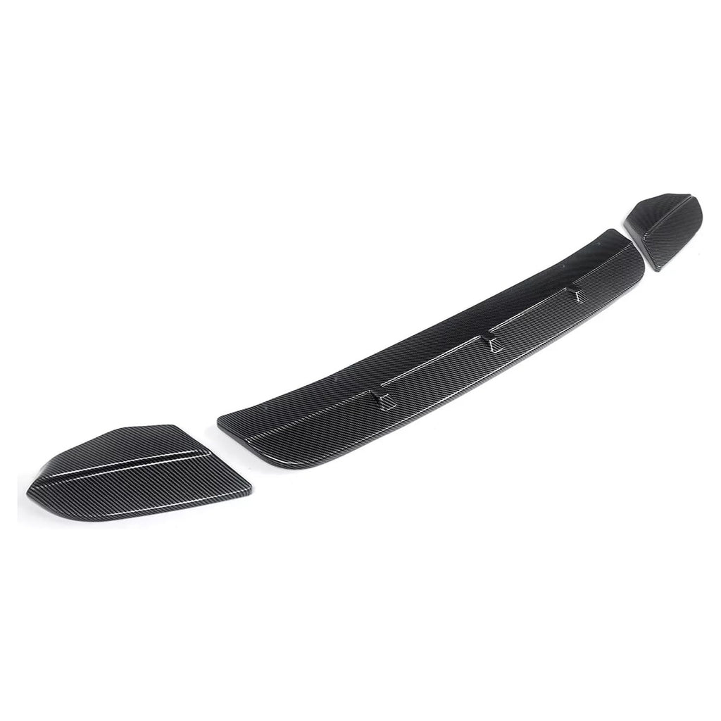 Front Bumper Lip Compatibility with 2019-2021 X3M F97 X4M F98 M Competition Sport Front Diffuser Chin Lip Air Dam Splitter Spoiler (Carbon Fiber Style)