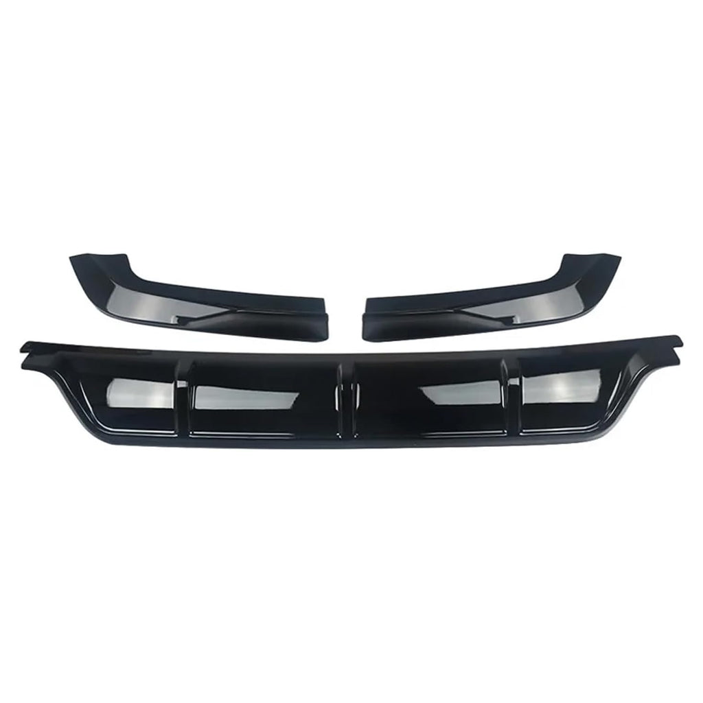 Rear Diffuser Compatibility with 2014-2018 X5 F15 Rear Bumper Chin Diffuser Kit Spoiler Splitter (Gloss Black)
