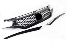 Load image into Gallery viewer, Grille For 2016 2017 2018 2019 2020 2021 Honda Civic 10th JDM Mesh Grill Glossy Black