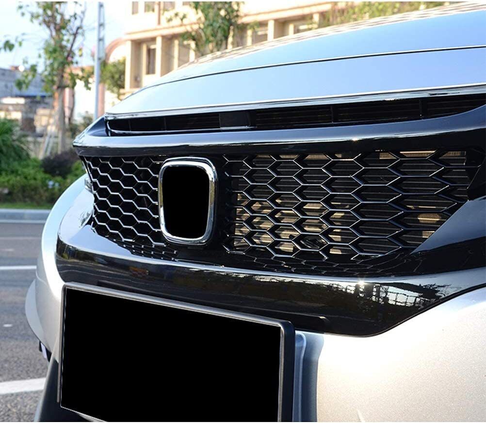 Grille For 2016 2017 2018 2019 2020 2021 Honda Civic 10th JDM Mesh Grill Glossy Black