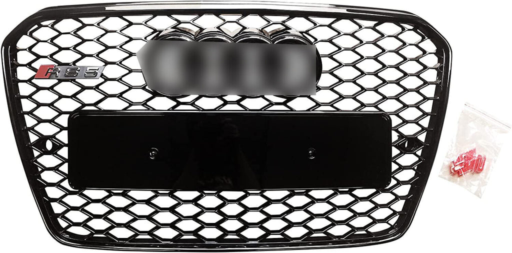 Front Grille For 2013 2014 2015 2016 Audi A5 S5 B8.5 RS5 Style Honeycomb Mesh Grille Grill