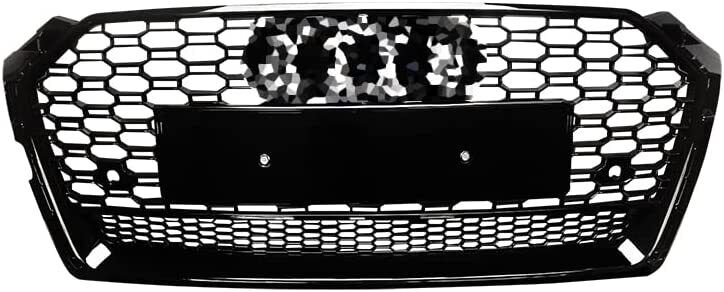 Front Grille For 2017 2018 2019 Audi A5 S5 B9 Bumper Grill RS5 STYLE Gloss Black