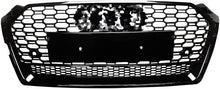 Load image into Gallery viewer, Front Grille For 2017 2018 2019 Audi A5 S5 B9 Bumper Grill RS5 STYLE Gloss Black