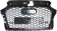 Load image into Gallery viewer, Fits For Audi A3 S3 2017 2018 2019 RS3 Style Grille Front Hood Henycomb Bumper Grill