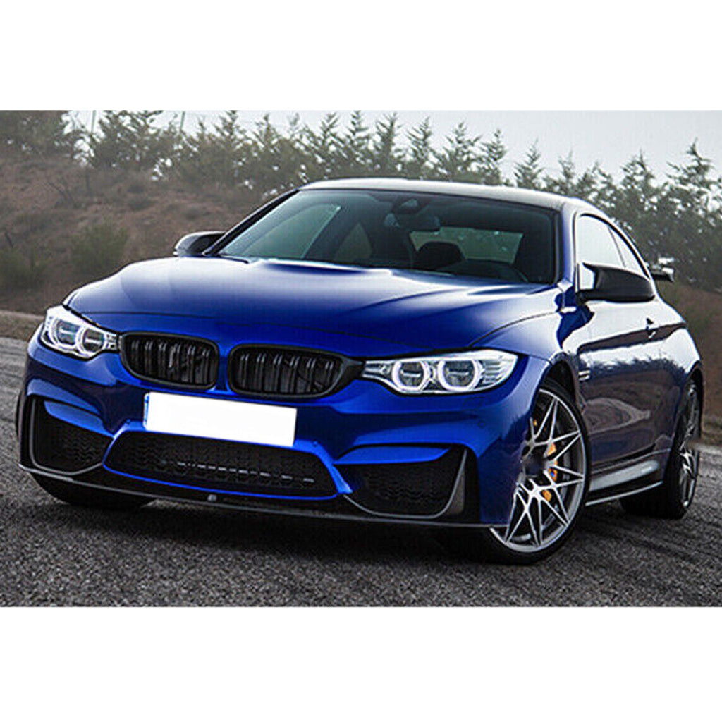 For 2014 2015 2016 2017 2018 2019 2020 BMW M3 F80 M4 F82 F83 MP Style Front Bumper Chin Lip Spoiler Splitter Gloss Black