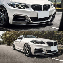Load image into Gallery viewer, For 2014 2015 2016 2017 2018 2019 2020 BMW F22 2 Series M Sport Front Bumper Lip ABS Carbon Fiber