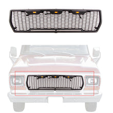 Load image into Gallery viewer, Front Grille For 1978 1979 Ford Bronco F150 Bumper Grill Replacement Grilles W/3 Lights Black