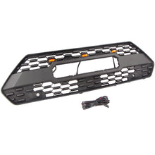 Load image into Gallery viewer, Front Grille For Toyota Rav4 2020 Adventure Honeycomb Bumper Replacement Grille With 3 Led Lights Black