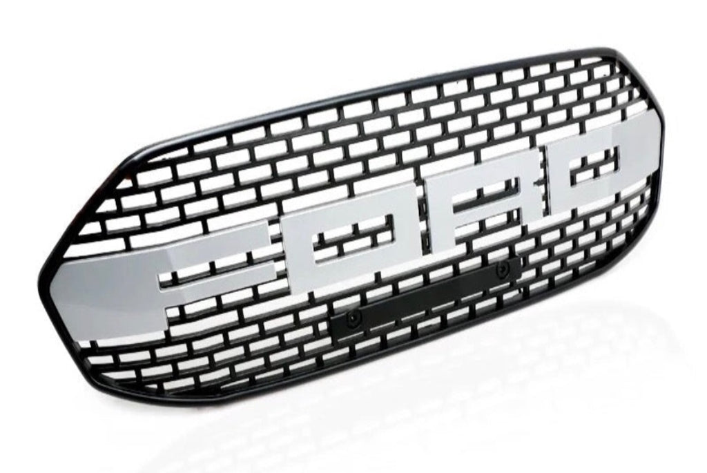 Front Grille For 2012-2015 Ford Ecosport Bumper Grill Grills Cover W/0 Light Black