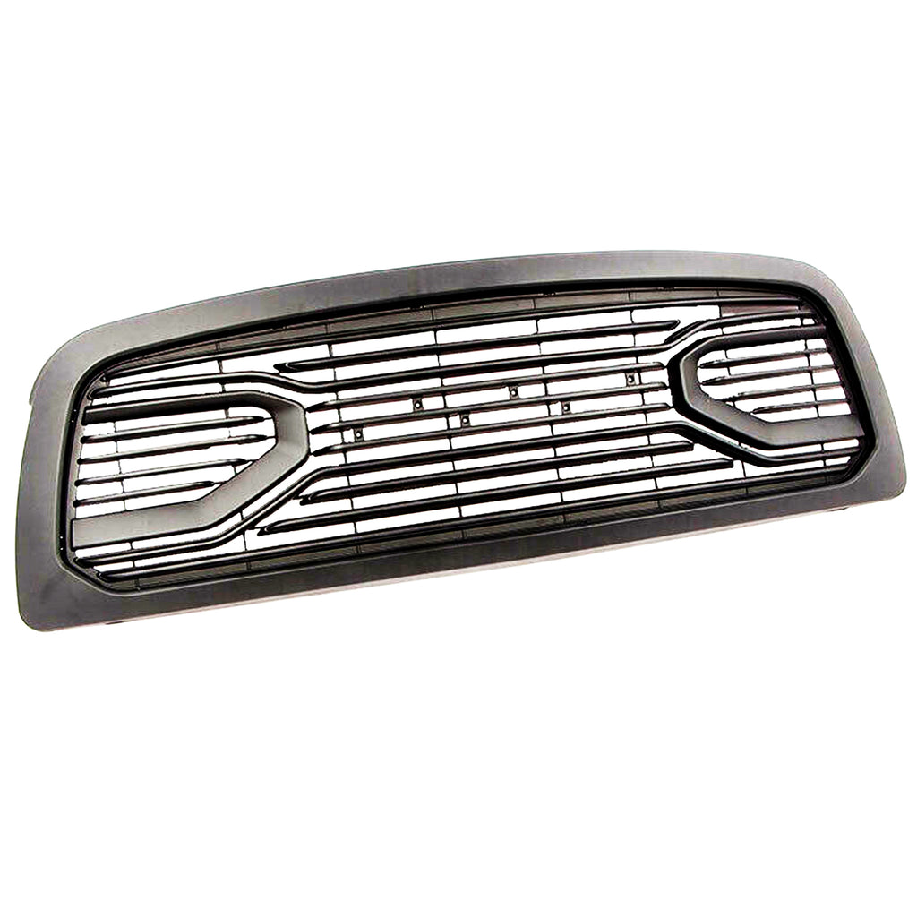 Front Grill for Dodge RAM 1500 2014 2015 2016 2017 2018 Bumper Grille Big Horn Style W/0 Lights Black