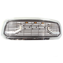 Load image into Gallery viewer, Grill For 2014 2015 2016 2017 2018 Dodge Ram 1500 Front Mesh Bumper Grille Big Horn Style Grille W/3 Lights Chrome