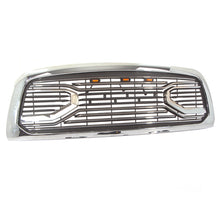 Load image into Gallery viewer, Grill For 2010 2011 2012 2013 2014 2015 2016 2017 2018 2019 Dodge Ram 2500 3500 Front Mesh Bumper Grille Big Horn Grille W/Led Lights Chrome