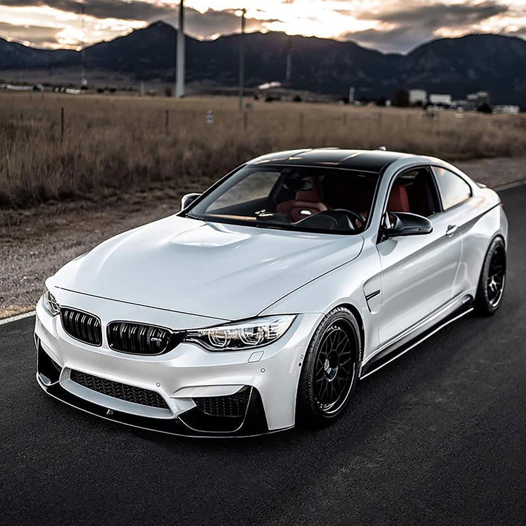 For 2014 2015 2016 2017 2018 2019 2020 BMW M3 F80 M4 F82 F83 MP Style Front Bumper Chin Lip Spoiler Splitter Gloss Black