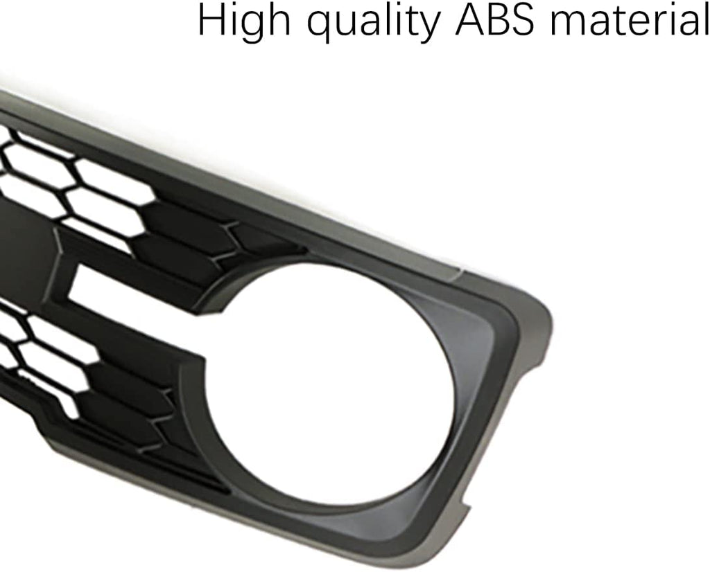 Front Grille For 2021 2022 Ford Bronco Grill Grilles Honeycomb W/Letters & LED Lights Black