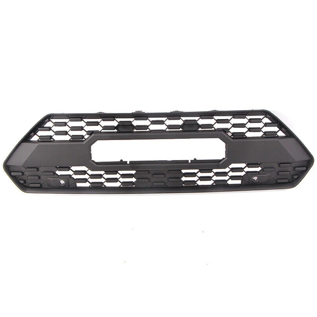 Front Grille For Toyota Rav4 2020 Adventure Honeycomb Bumper Replacement Grille With 3 Led Lights Black