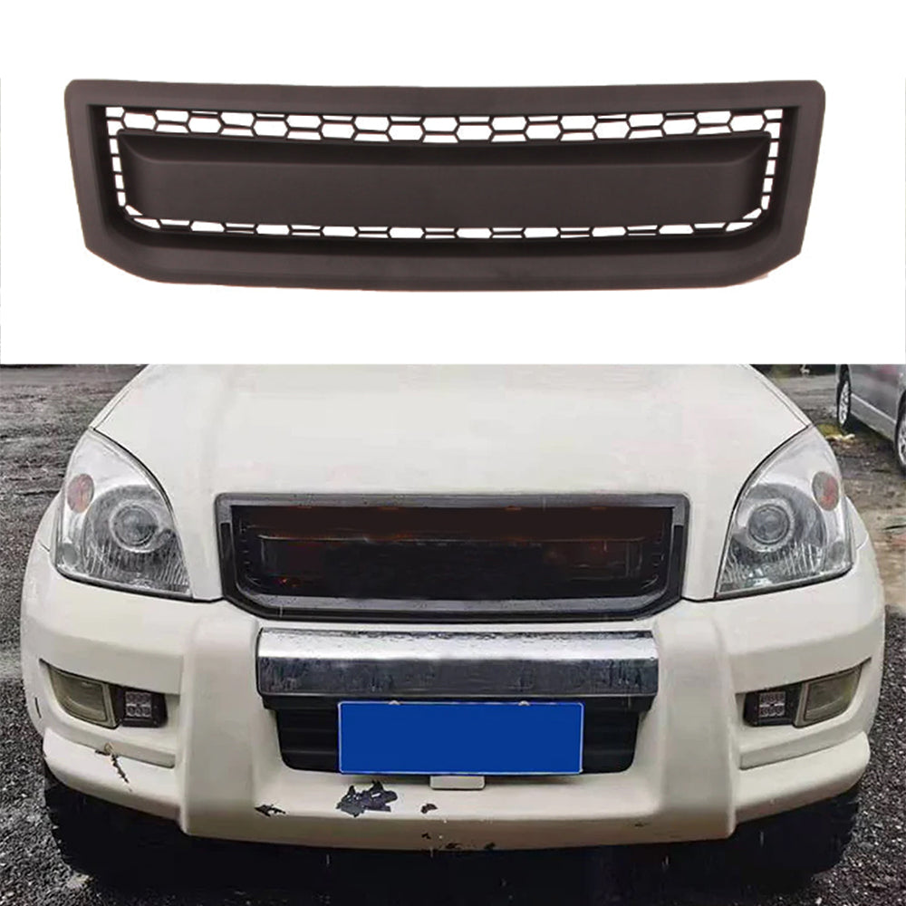 Front Grille For 2002-2009 Toyota Land Crusier LC120 Bumper Grills Grill Cover W/0 Light Black