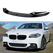 Load image into Gallery viewer, For 2011 2012 2013 2014 2015 2016 BMW F10 528i 535i 550i M Sport M Tech Style Front Splitter Bumper Chin Lip Gloss Black