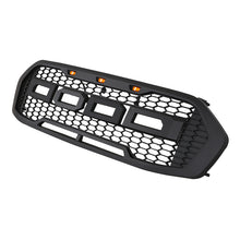 Load image into Gallery viewer, Front Grlle For 2017 2018 2019 Ford Everest Bumper Grills Grill Cover W/3 LED Light Black