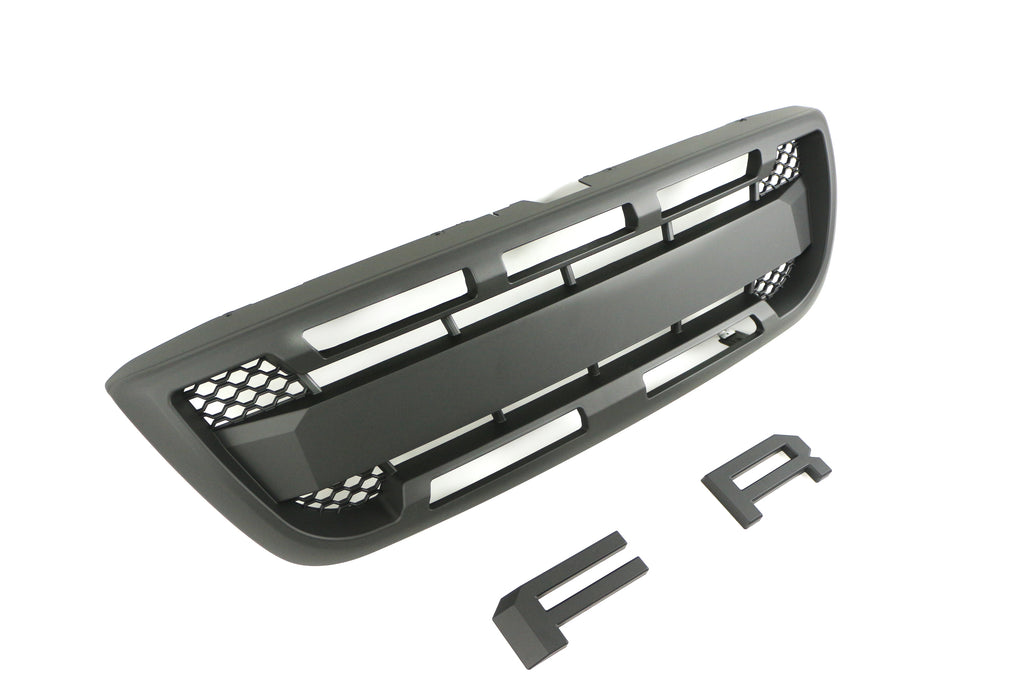 Front Grille For 1998 1999 2000 Ford Ranger Bumper Grill Grills Cover Black W/0 LED Lights