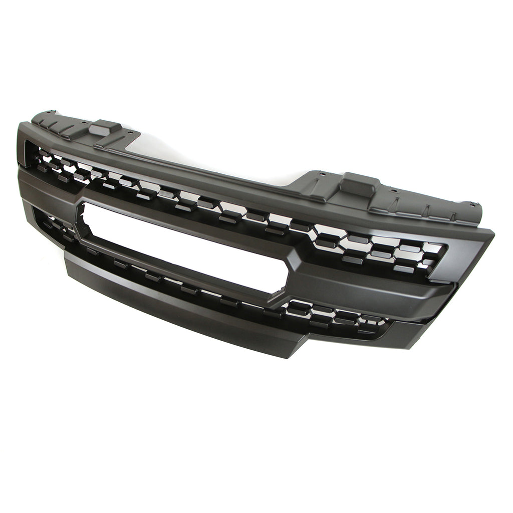 Front Grille For 2009-2019 Nissan Frontier Bumper Grills Grill Cover W/0 Light Black