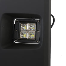 Load image into Gallery viewer, Front Grille For 2017 2018 2019 Ford F250 F350 Super Duty Upper Bumper Grill W/3 Led Lights & Side Light Black