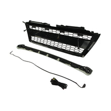 Load image into Gallery viewer, Front Grille For 2014-2018 Toyota Land Crusier Prado Bumper Grills Grill Cover W/4 LED Lights Black