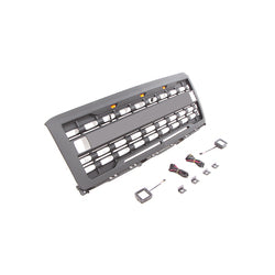 Front Grille for 2014-2015 Chevrolet Silverado 1500 Grills Grill Cover W/3 LED Lights