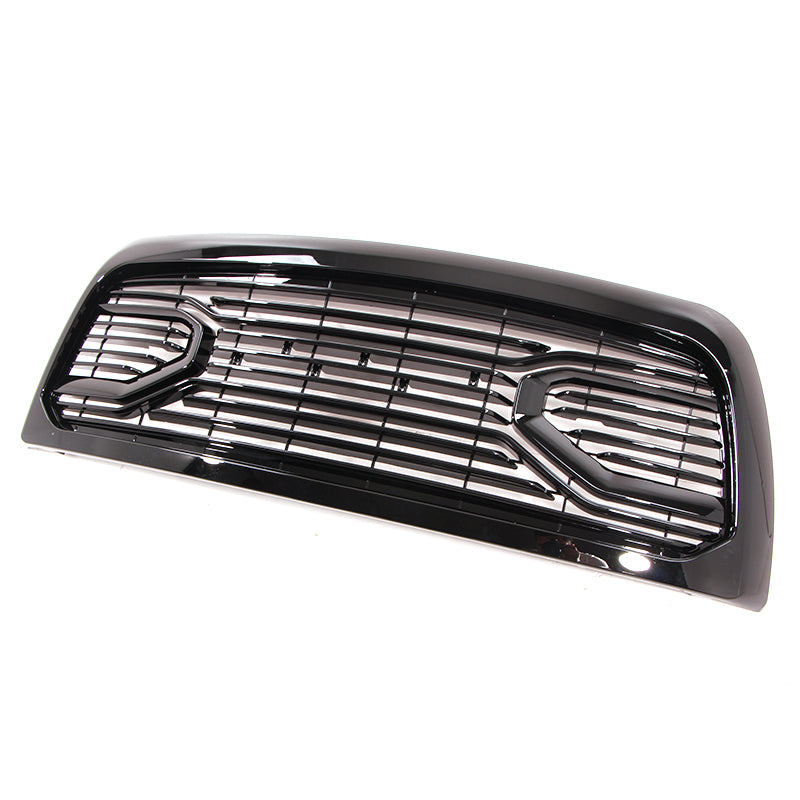 Front Grille for Dodge RAM 2500 3500 2010-2019 Bumper Grill Grills Big Horn Horizontal Style W/0 lights Gloss Black