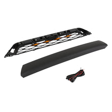 Load image into Gallery viewer, Front  Grille For 2020 2021 2022 4Runner TRD Pro Bumper Grills Grill Cover W/4 LED Lights Black