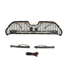 Load image into Gallery viewer, Front Grille For 2019-2020 Toyota RAV4 Bumper Grills Grill Cover W/4 LED Light and Center Light Bar Black