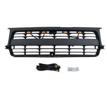 Load image into Gallery viewer, Front Grille For 1990-1997 Land Crusier LC80 Bumper Grills Grill Cover W/4 LED Light Black