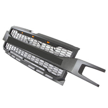 Load image into Gallery viewer, Front Grille for 2019-2021 Chevy Chevrolet Silverado 1500 Bumper Grills Grill Cover W/3 LED Light Black