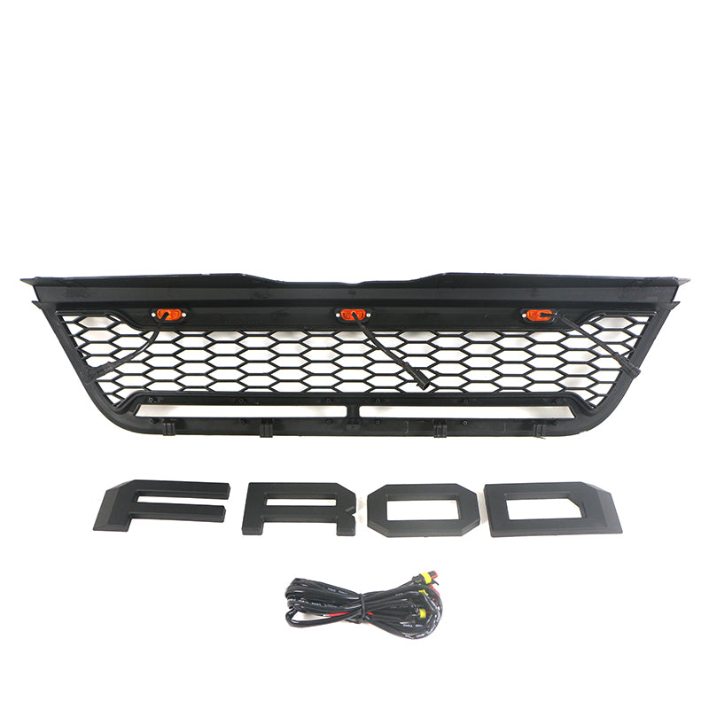 Front Grille For 2002 2003 2004 2005 Ford Explorer Front Bumper Grills Grill Cover Matte Black