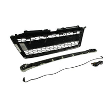 Load image into Gallery viewer, Front Grille For 2014-2018 Toyota Land Crusier Prado Bumper Grills Grill Cover W/4 LED Lights Black