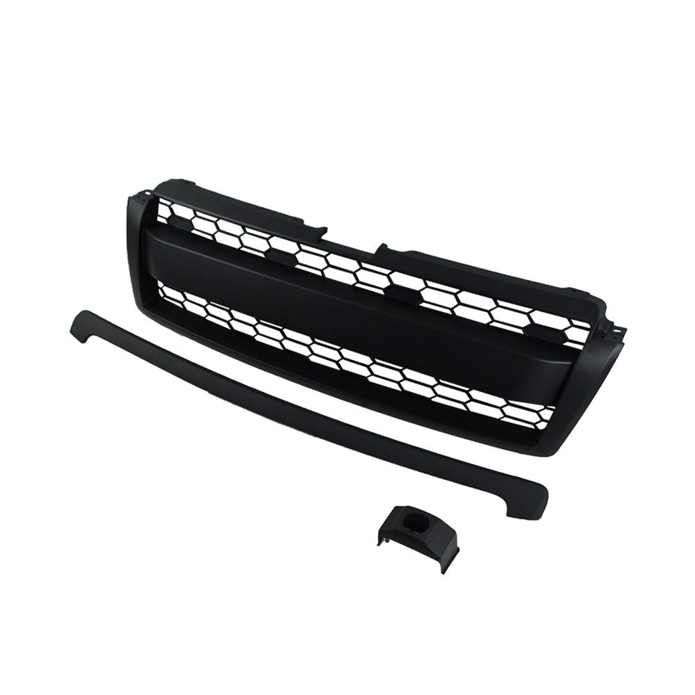 Front Grille For 2010-2013 Toyota Land Crusier Prado Bumper Grills Grill Cover W/0 Light Black