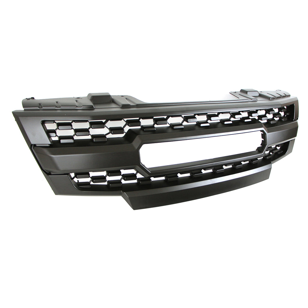 Front Grille For 2009-2019 Nissan Frontier Bumper Grills Grill Cover W/0 Light Black