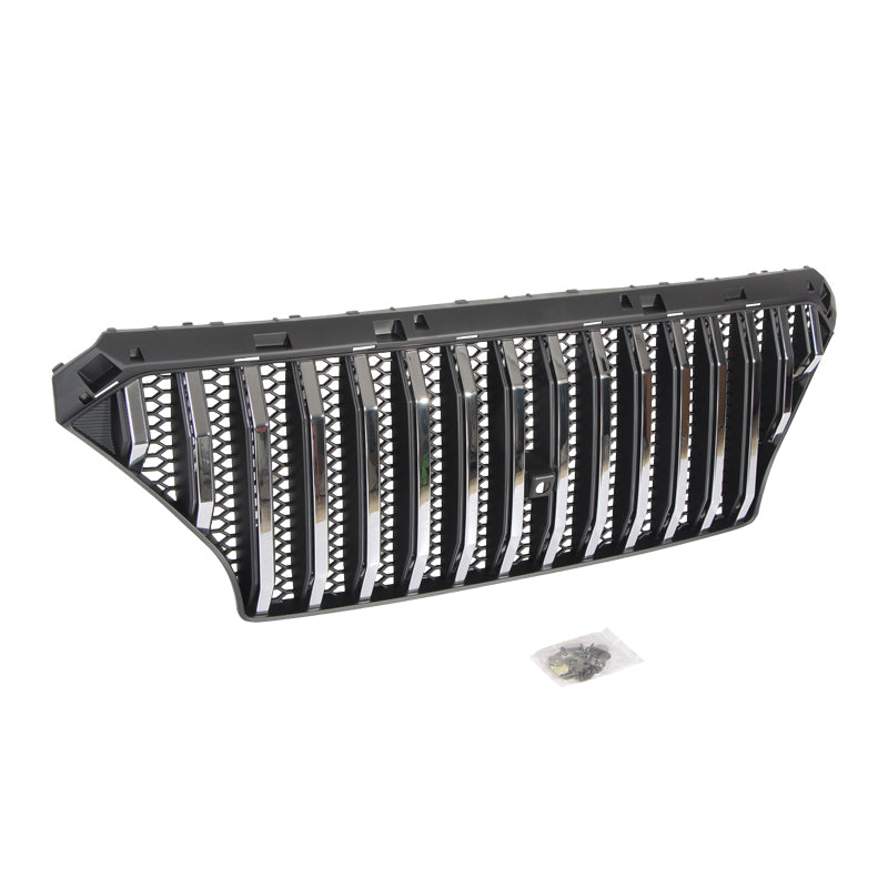 Front Grille For 2019-2020 Hyundai Santa Fe Bumper Grills Grill Cover W/0 Light Chrome
